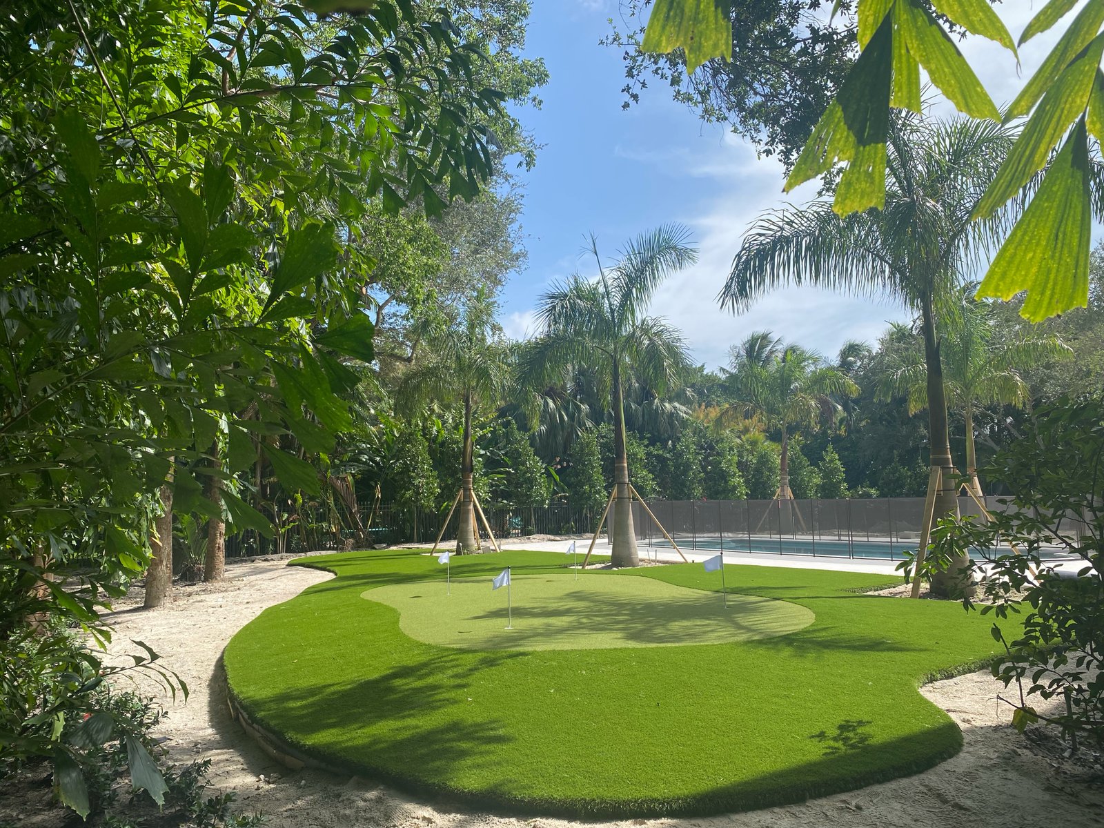 Backyard transformation Miami